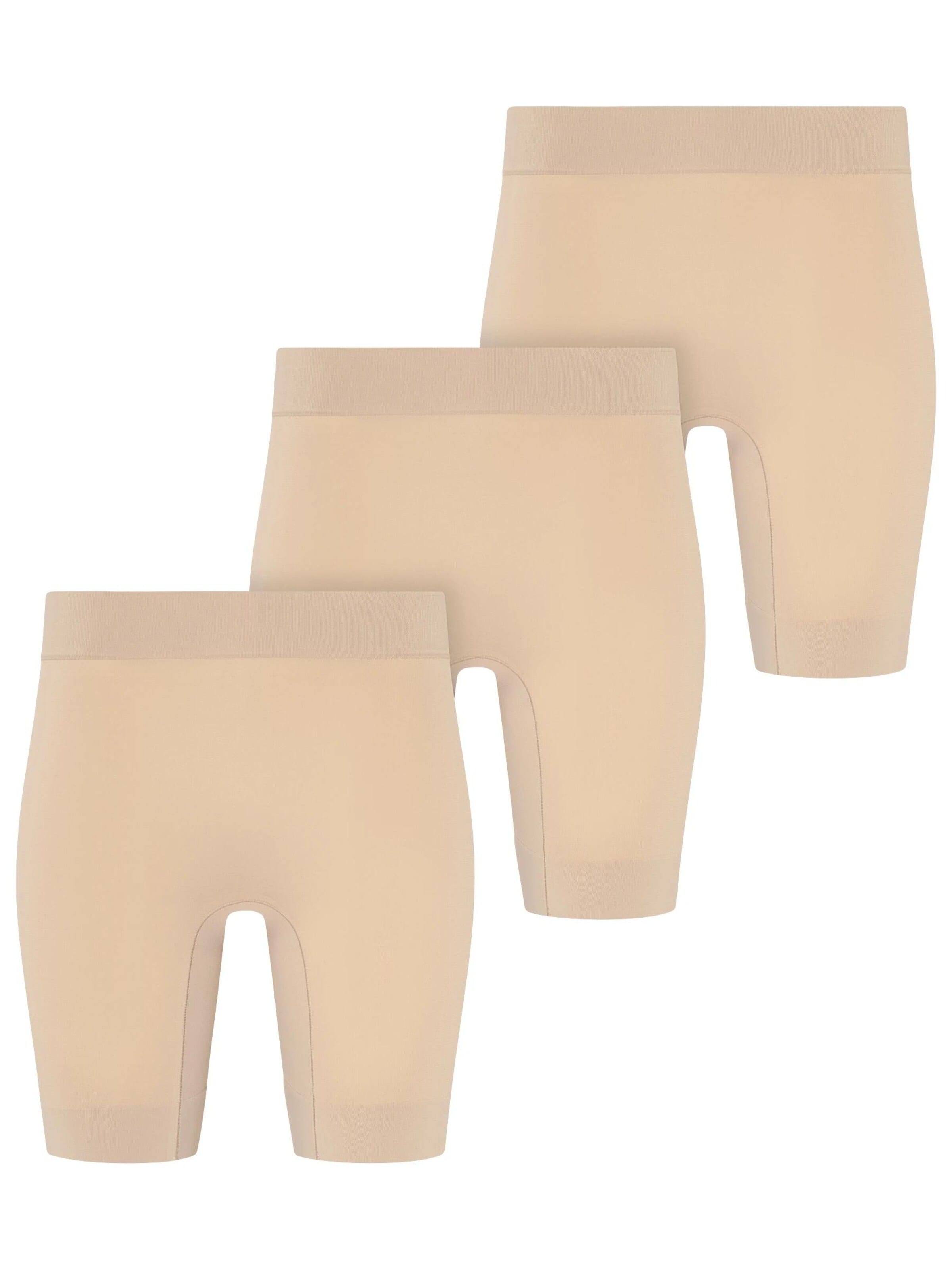 JOCKEY Shaping Pants 'Skimmies® Seamfree™ Ultralight Smoothing Cooling Slipshort 3 Pack' in XXL in Beige, Item view