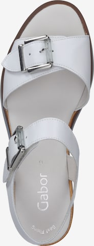 GABOR Strap Sandals in White