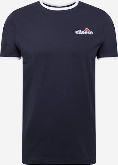 ELLESSE T-Shirt 'Meduno' in navy / mandarine / grenadine / weiß, Produktansicht
