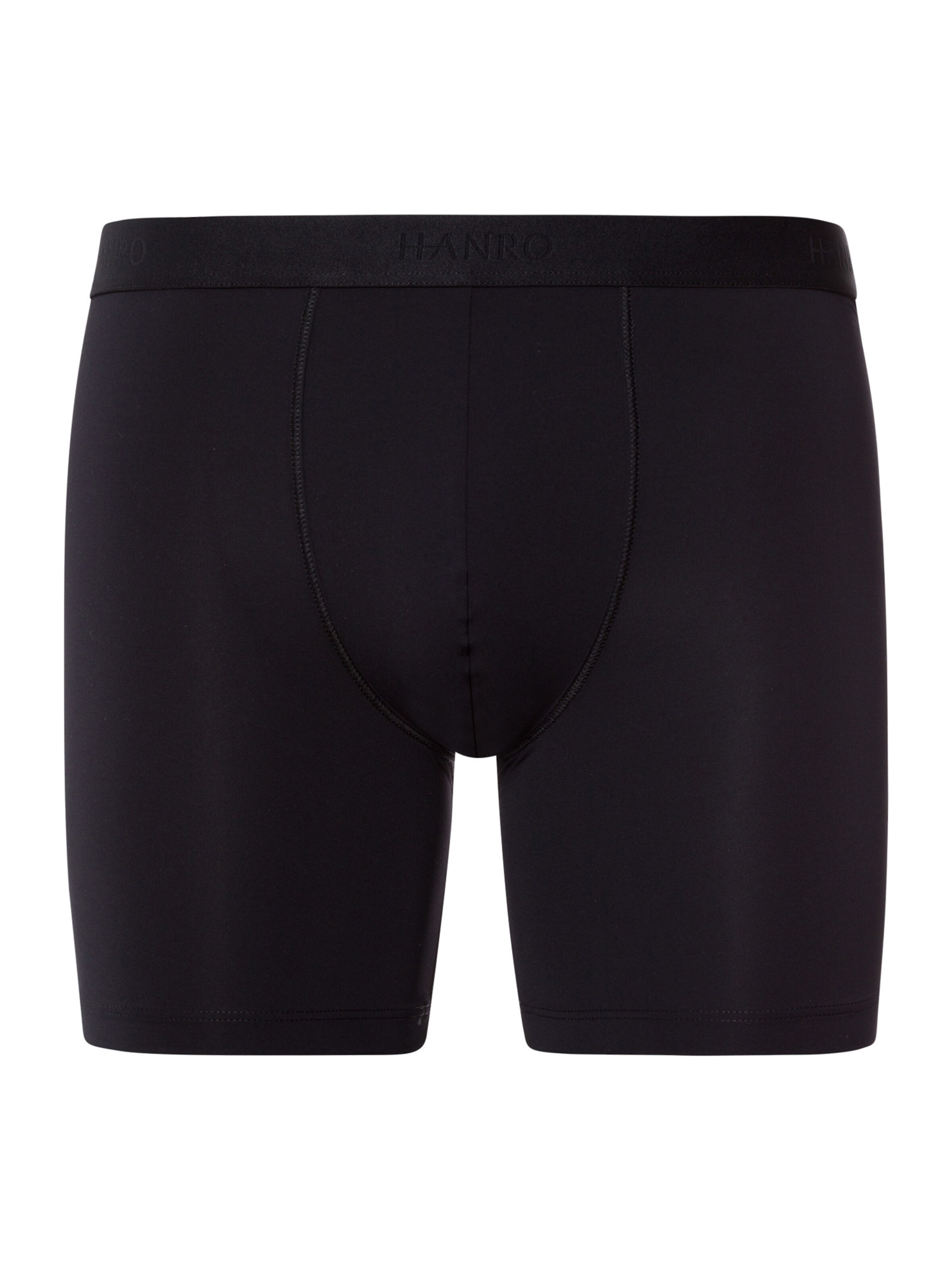 Boxers ' Micro Touch Short Leg ' Hanro en noir : devant