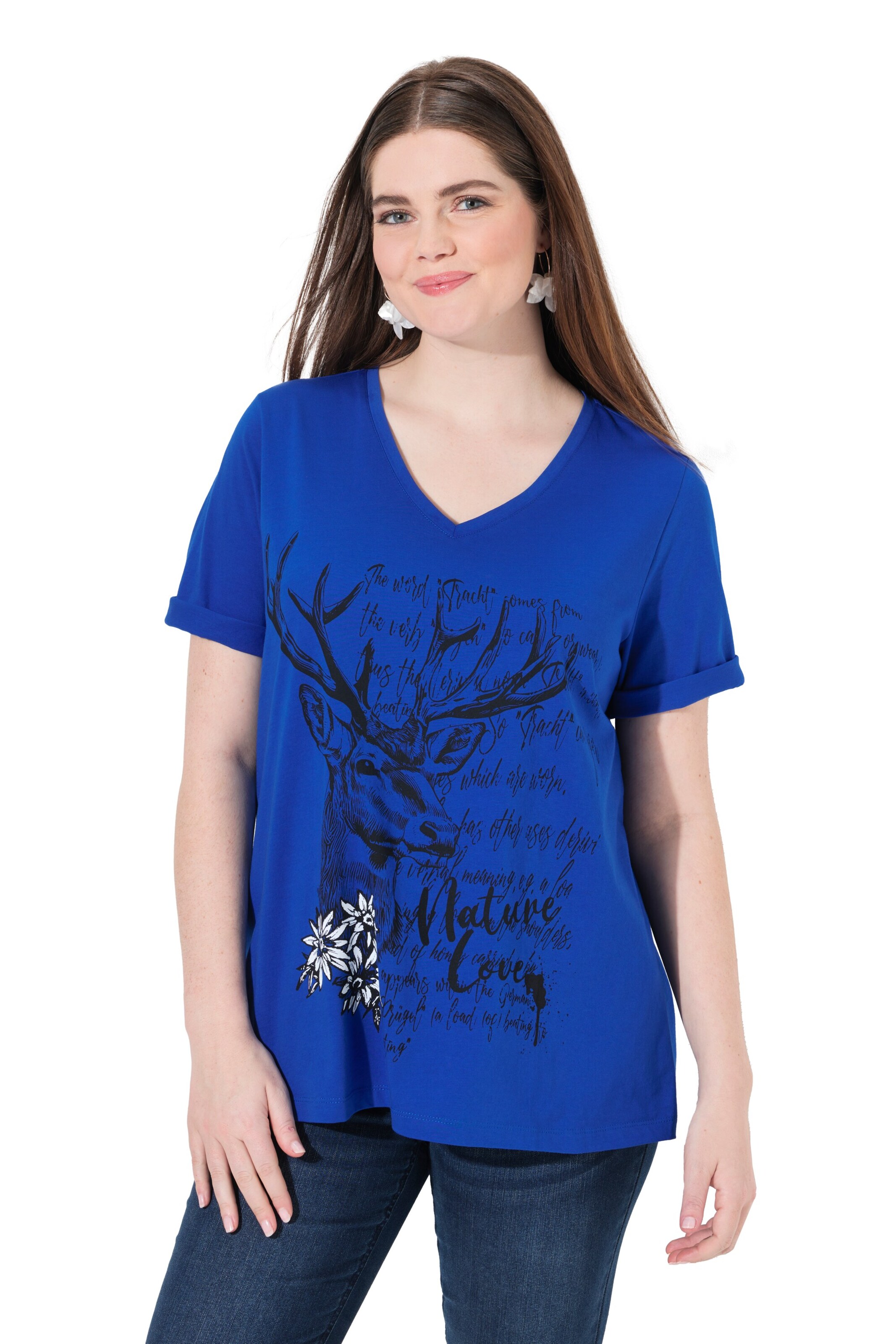 Ulla Popken Shirt in Blue: front