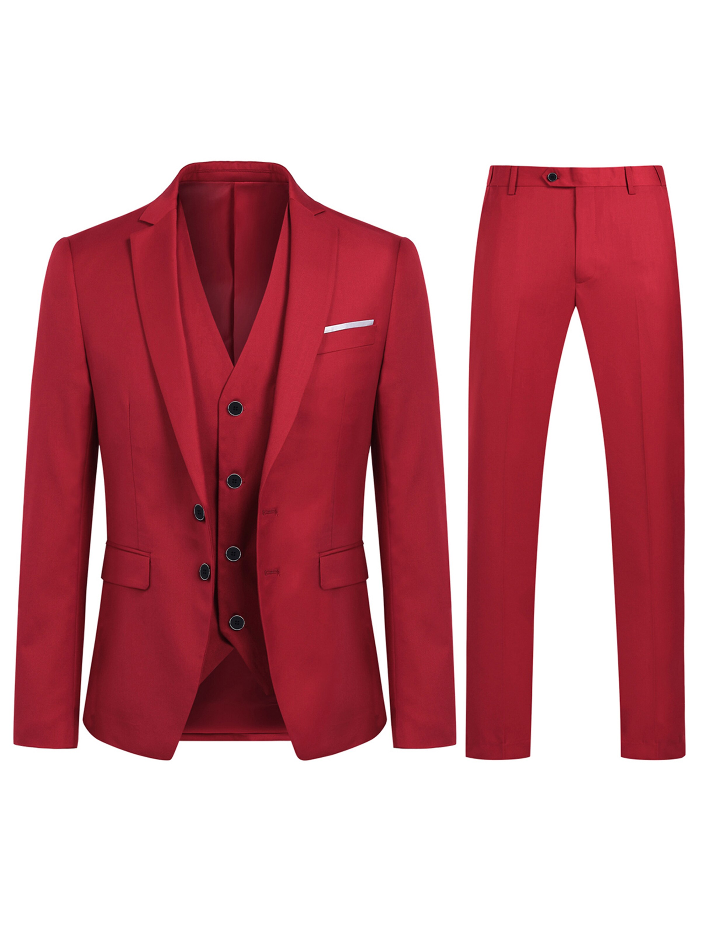 Youthup Suit in Red: front