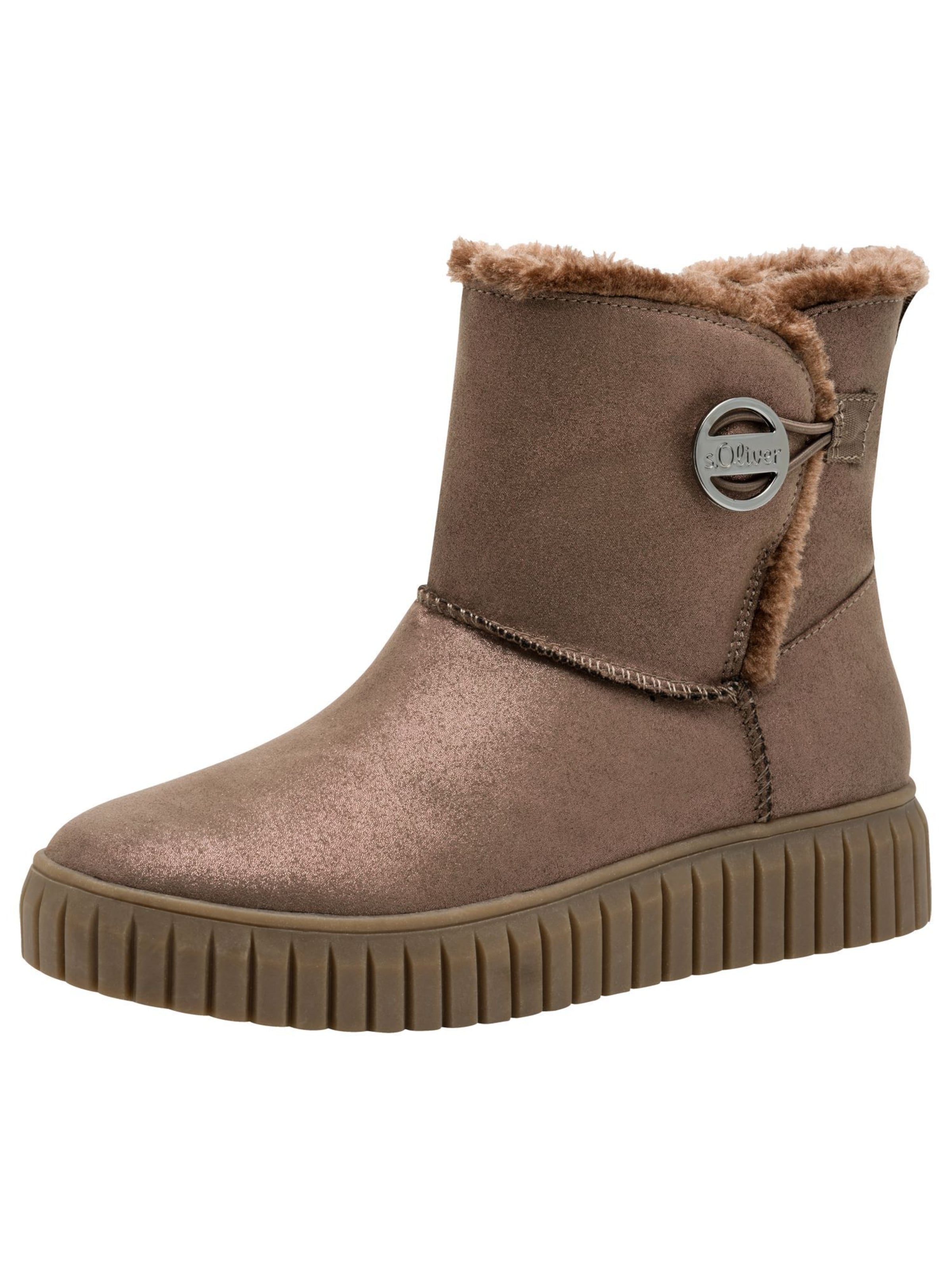 s.Oliver Stiefelette in Braun: Vorderseite