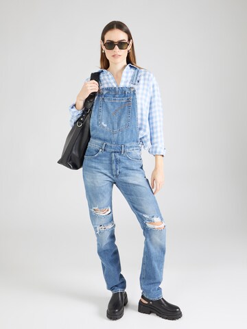 Dondup Regular Dungaree jeans 'Ava' in Blue