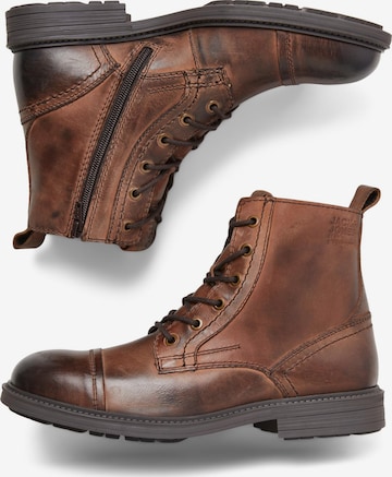 Bottines à lacets 'Howard' JACK & JONES en marron