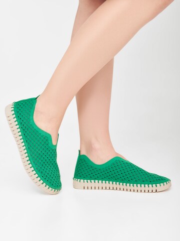 ILSE JACOBSEN Slip-on 'Tulip3275' in Green: front