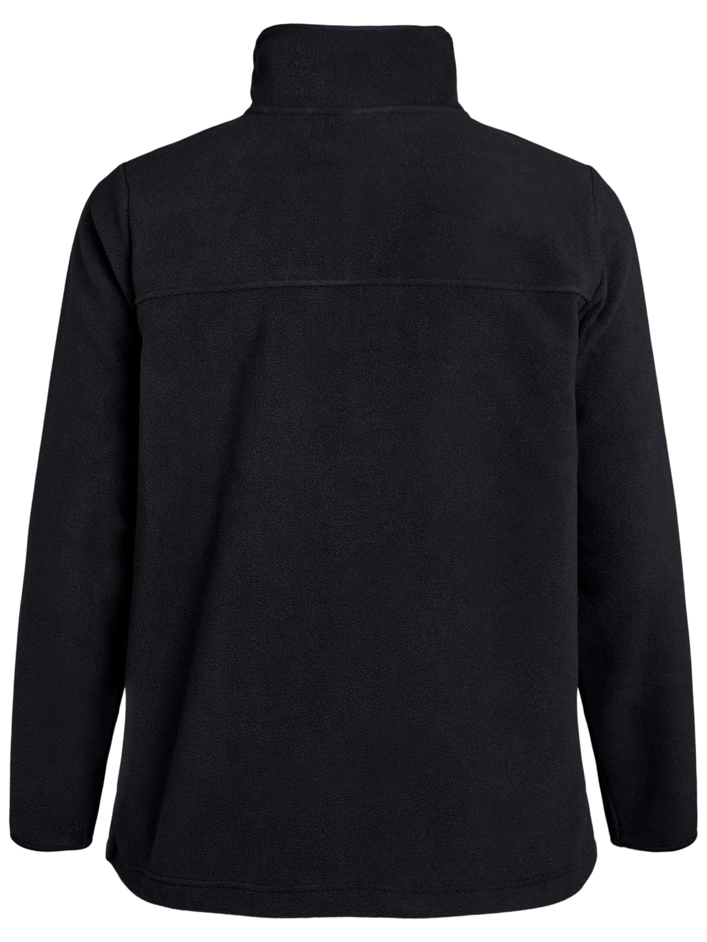 Active by Zizzi Fleece Jacket 'Aodi' in Black