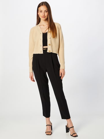 Warehouse Knit cardigan 'Ottoman' in Beige