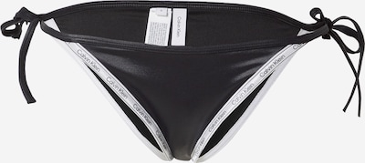 Calvin Klein Swimwear Bikini Bottoms in Black / White, Item view