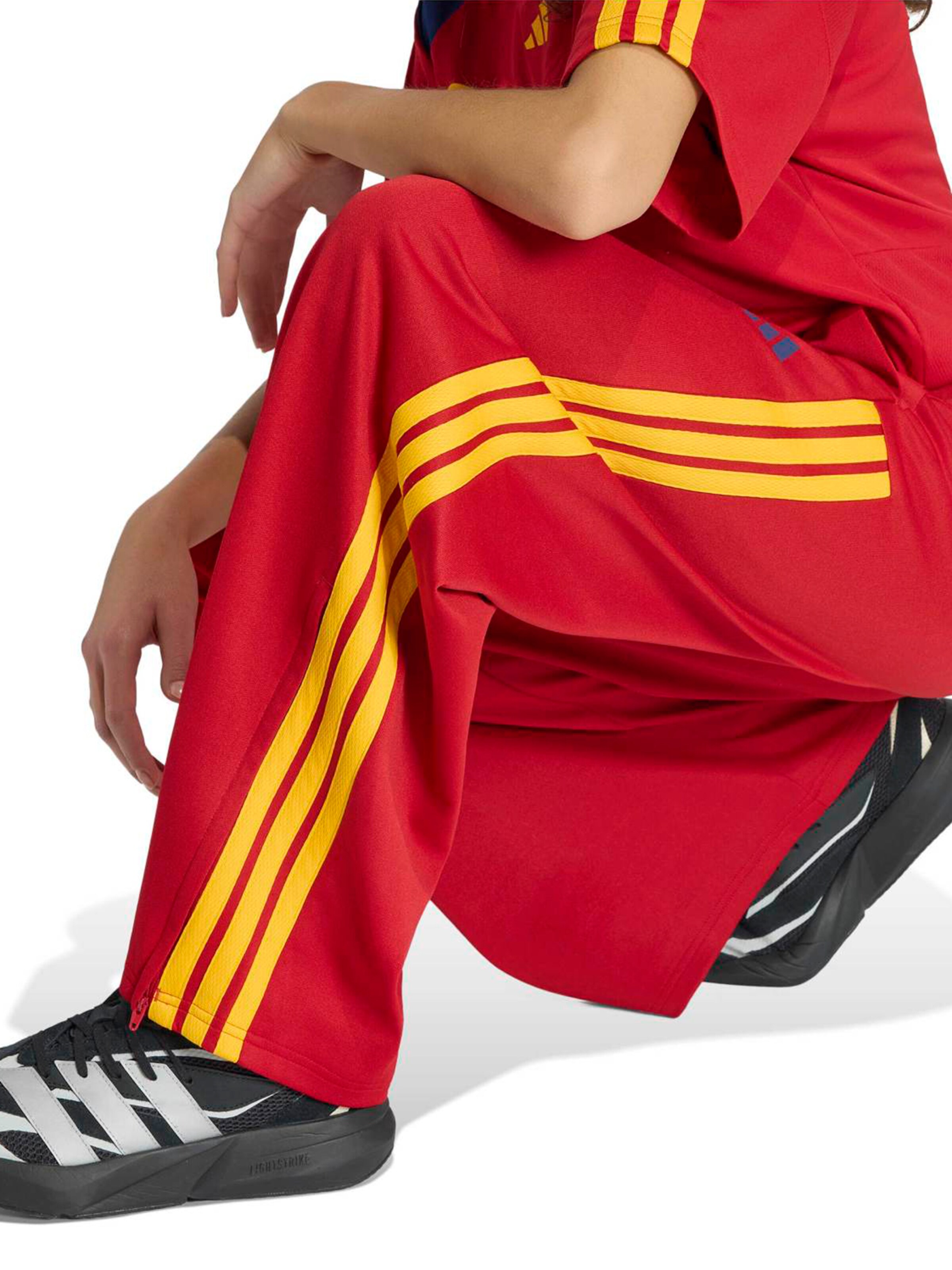ADIDAS SPORTSWEAR Wide leg Sportbroek 'HER' in Rood