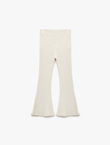 Koton Flared Trousers in Beige