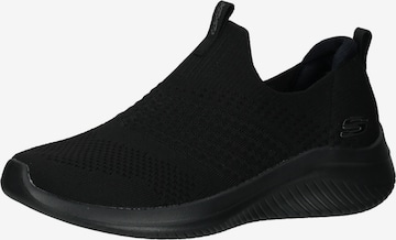 SKECHERS Slip-Ons 'Ultra Flex 3.0' in Black: front