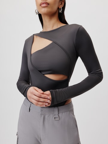 Shirtbody 'Armina' LeGer by Lena Gercke en gris