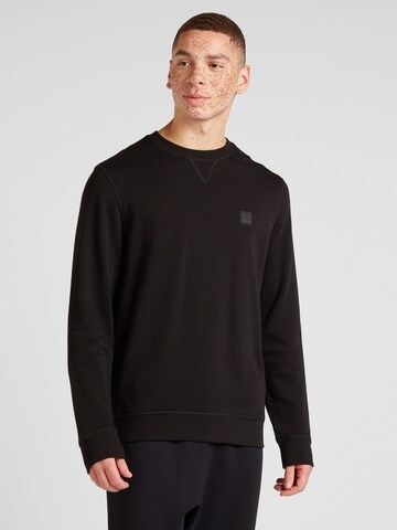 BOSS Sweatshirt 'Westart' in Black: front