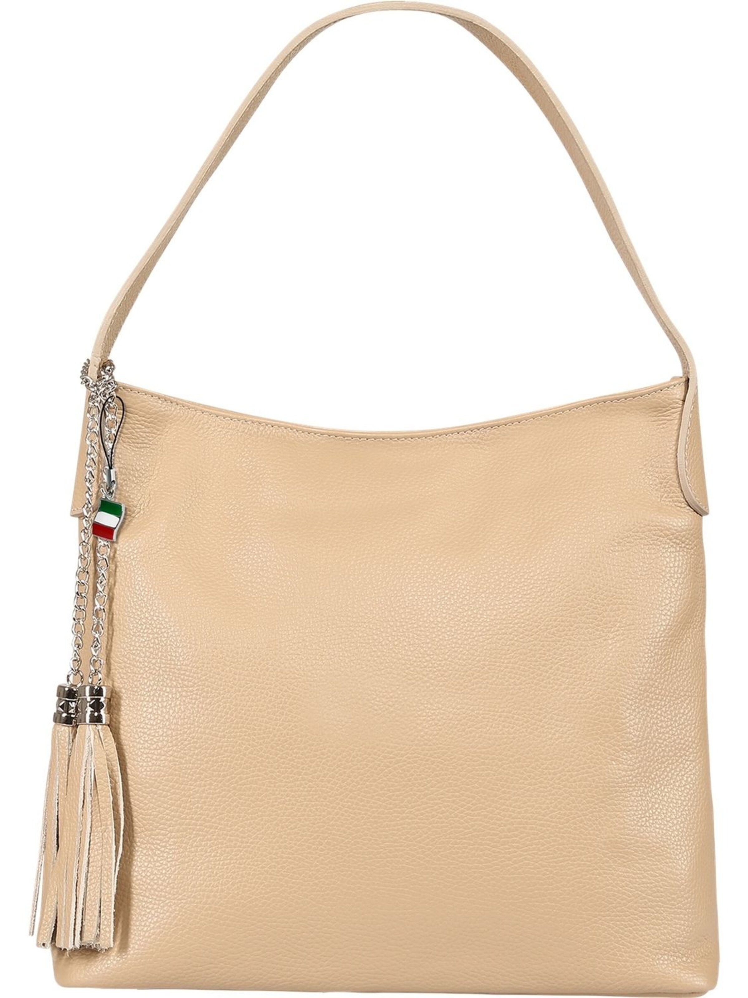 Sac bandoulière Florence en beige : devant