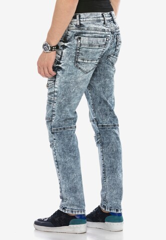 CIPO & BAXX Regular Jeans 'Frosted' in Blau