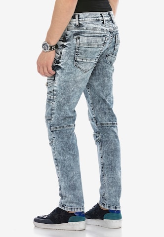 CIPO & BAXX Regular Jeans 'Frosted' in Blue