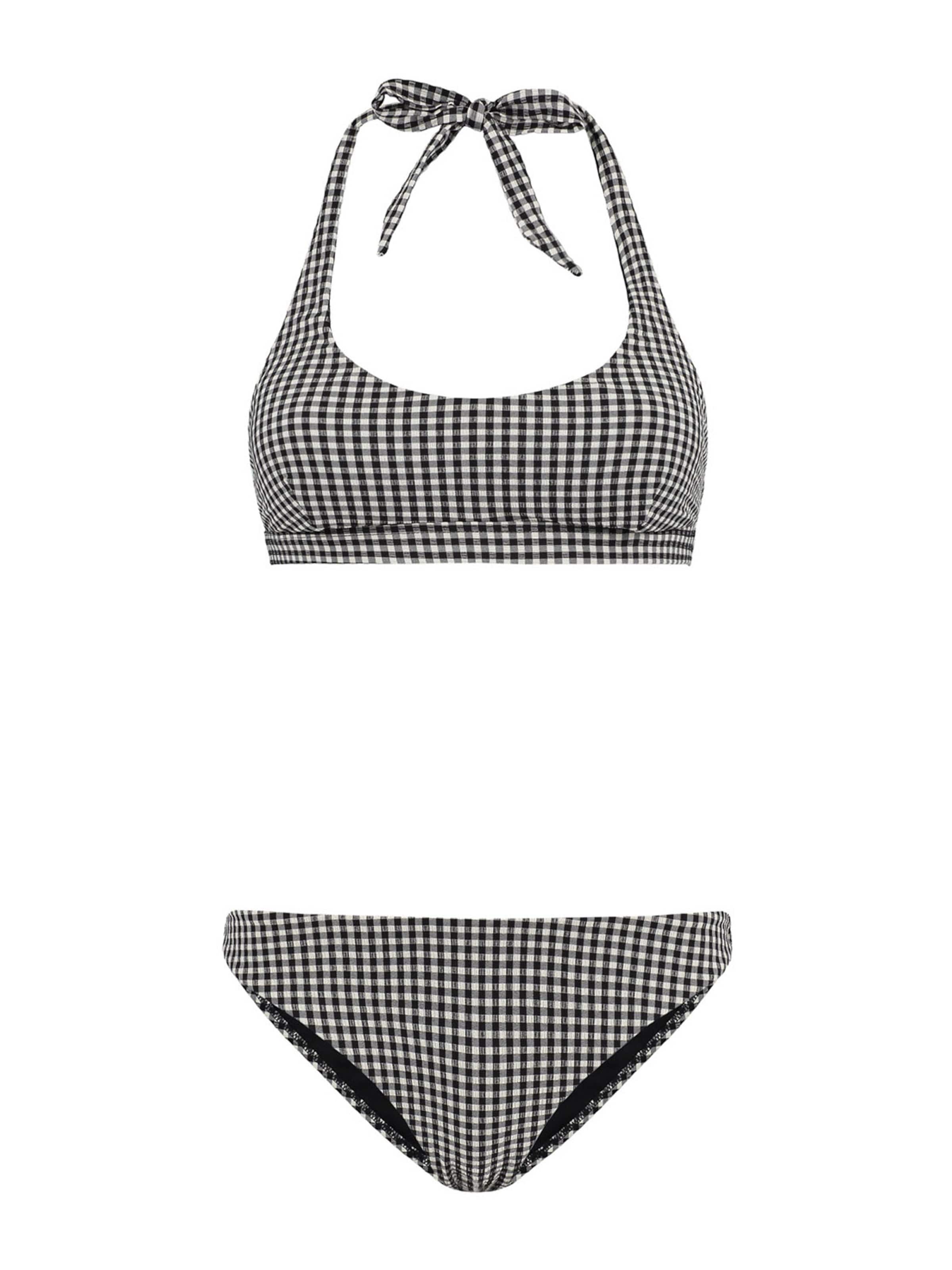 Shiwi Бюстие Бански тип бикини 'JOAN' в черно: отпред