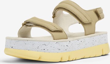 CAMPER Sandals 'Oruga Up' in Beige: front