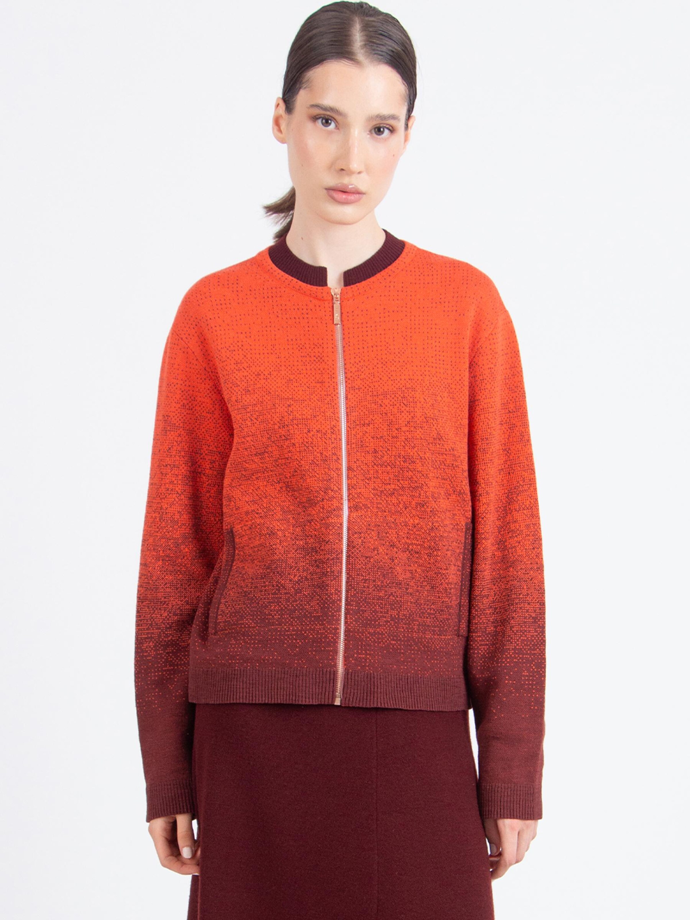 IVKO Knitted Janker in Orange: front