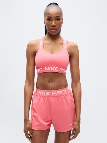 NIKE Бюстье Спортивный бюстгальтер в Оранжевый: спереди