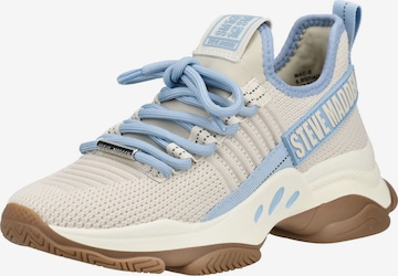 Baskets basses STEVE MADDEN en blanc : devant