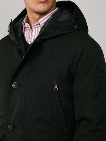 Hackett London Parka 'HYBRID PARKA' in Grün