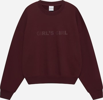 OH APRIL - Sweatshirt em vermelho: frente