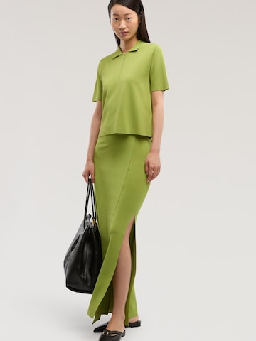 Jupe Trussardi en vert : devant