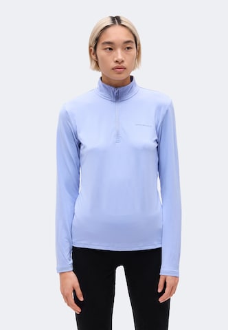 ENDURANCE - Camisa funcionais 'Aileen' em azul: frente