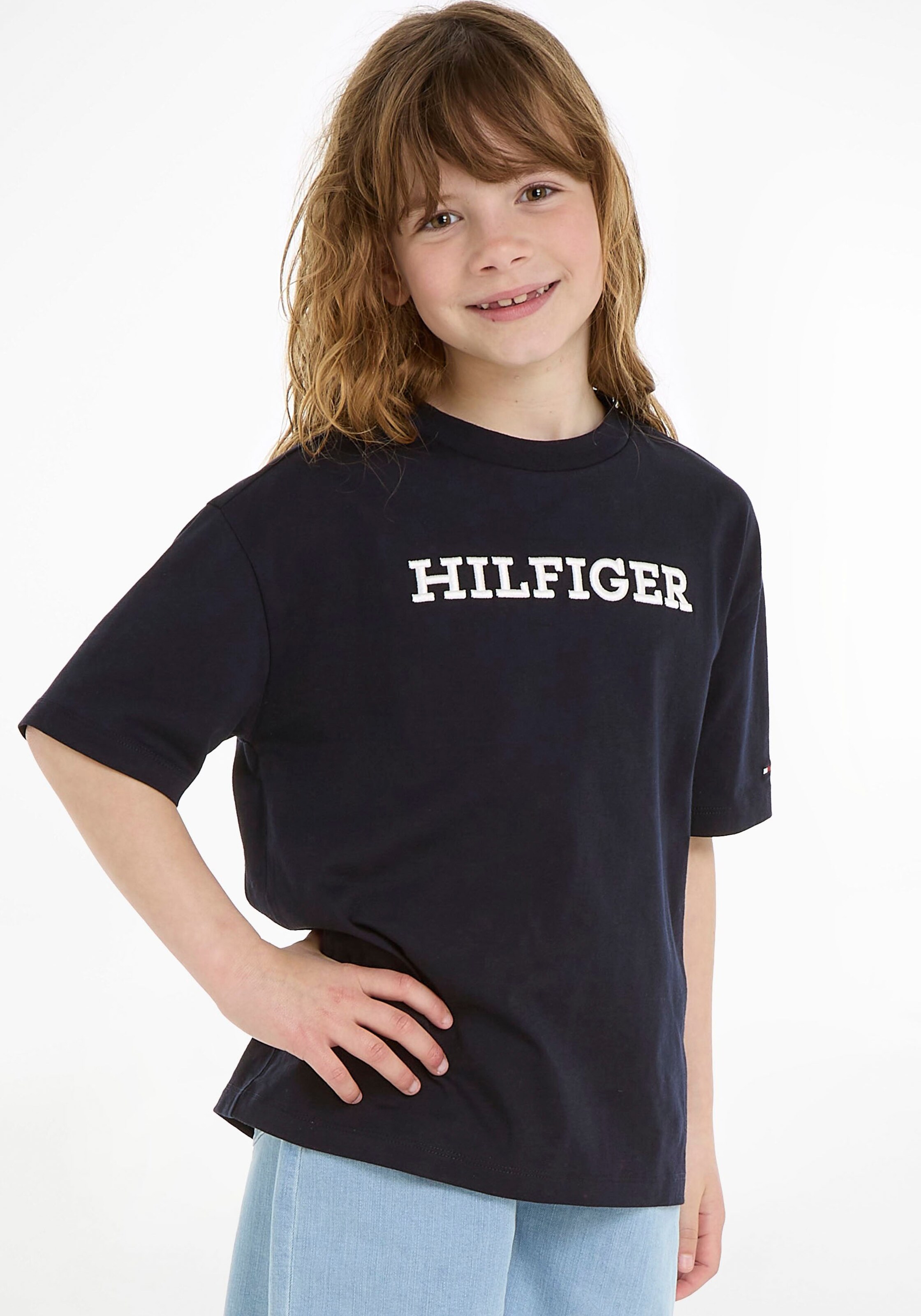 Tricou de la TOMMY HILFIGER pe albastru: față