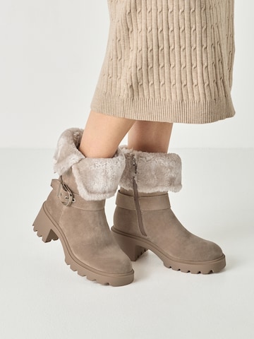 Bottines Tamaris en beige : devant