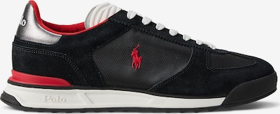 Sportbačiai be auliuko iš Polo Ralph Lauren, spalva – ugnies raudona / juoda / sidabrinė, Prekių apžvalga