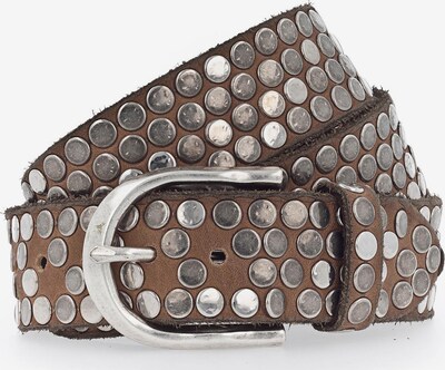 b.belt Handmade in Germany Gürtel in braun / silber, Produktansicht
