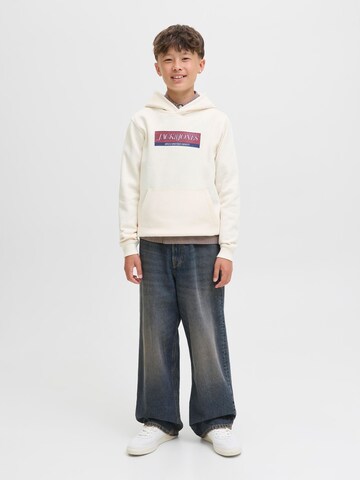 Felpa di Jack & Jones Junior in bianco