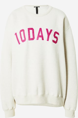 10Days Sweatshirt in Weiß: predná strana