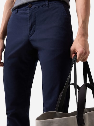 BOGNER Regular Chinohose 'Nik' in Blau