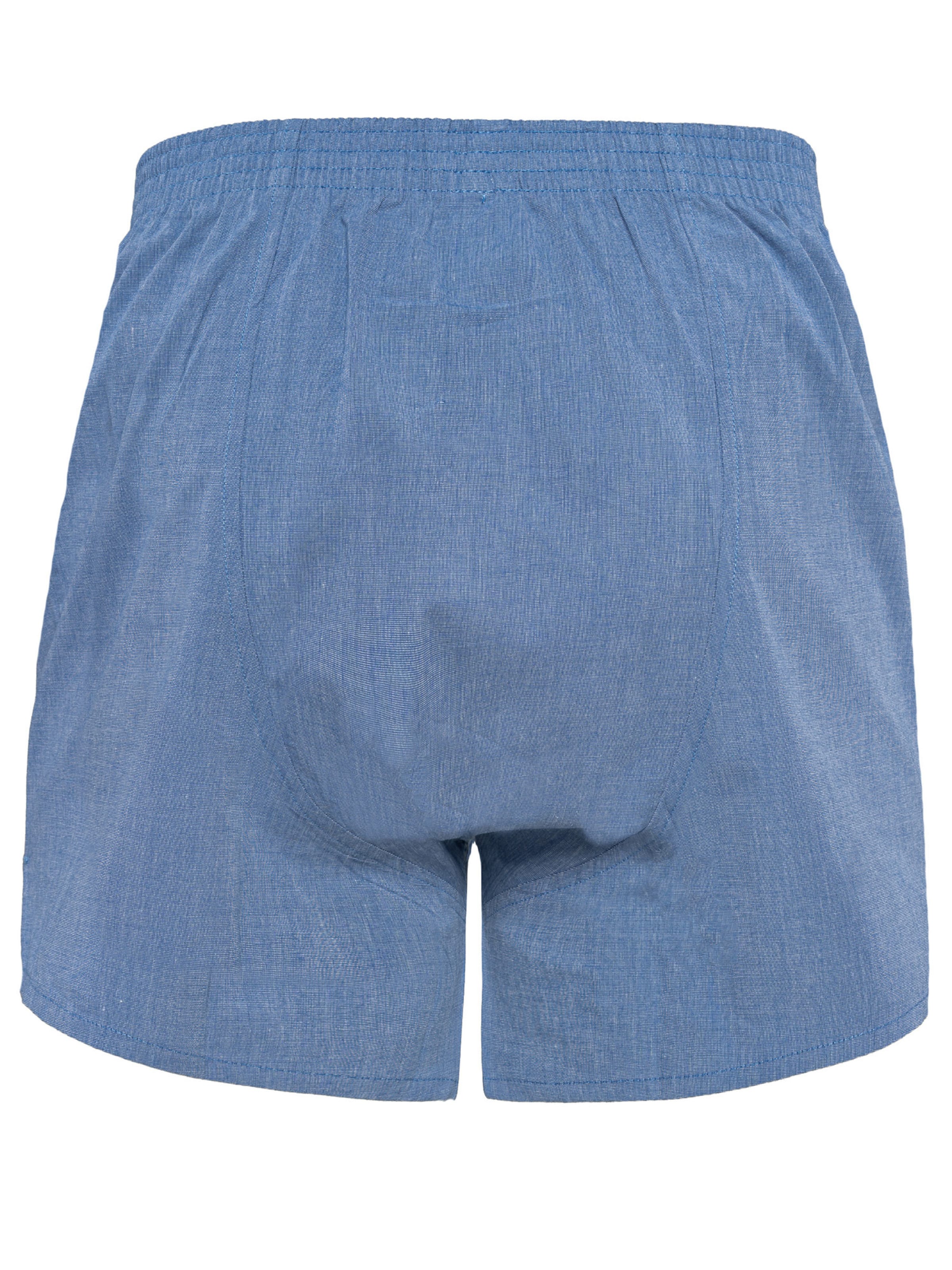 Lakeford & Sons Boxershorts ' American Boxershorts Herren 6-Pack in klassischen Designs ' in Blauw