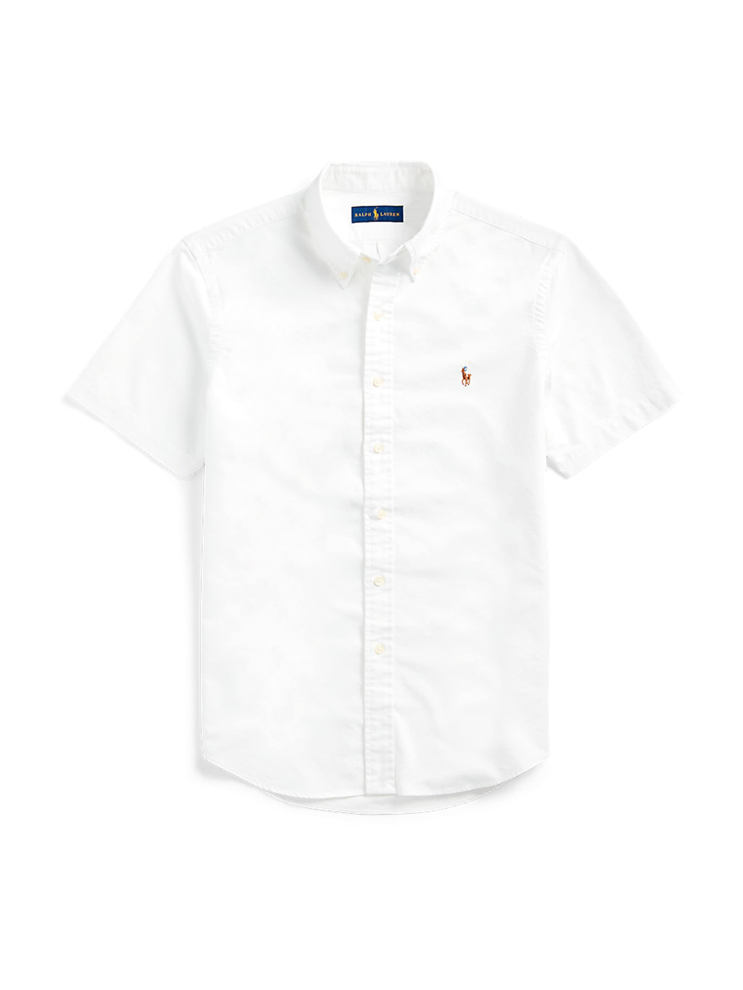 Polo Ralph Lauren Slim fit Πουκάμισο σε λευκό: μπροστά