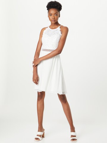 VM Vera Mont Cocktail Dress in White: front