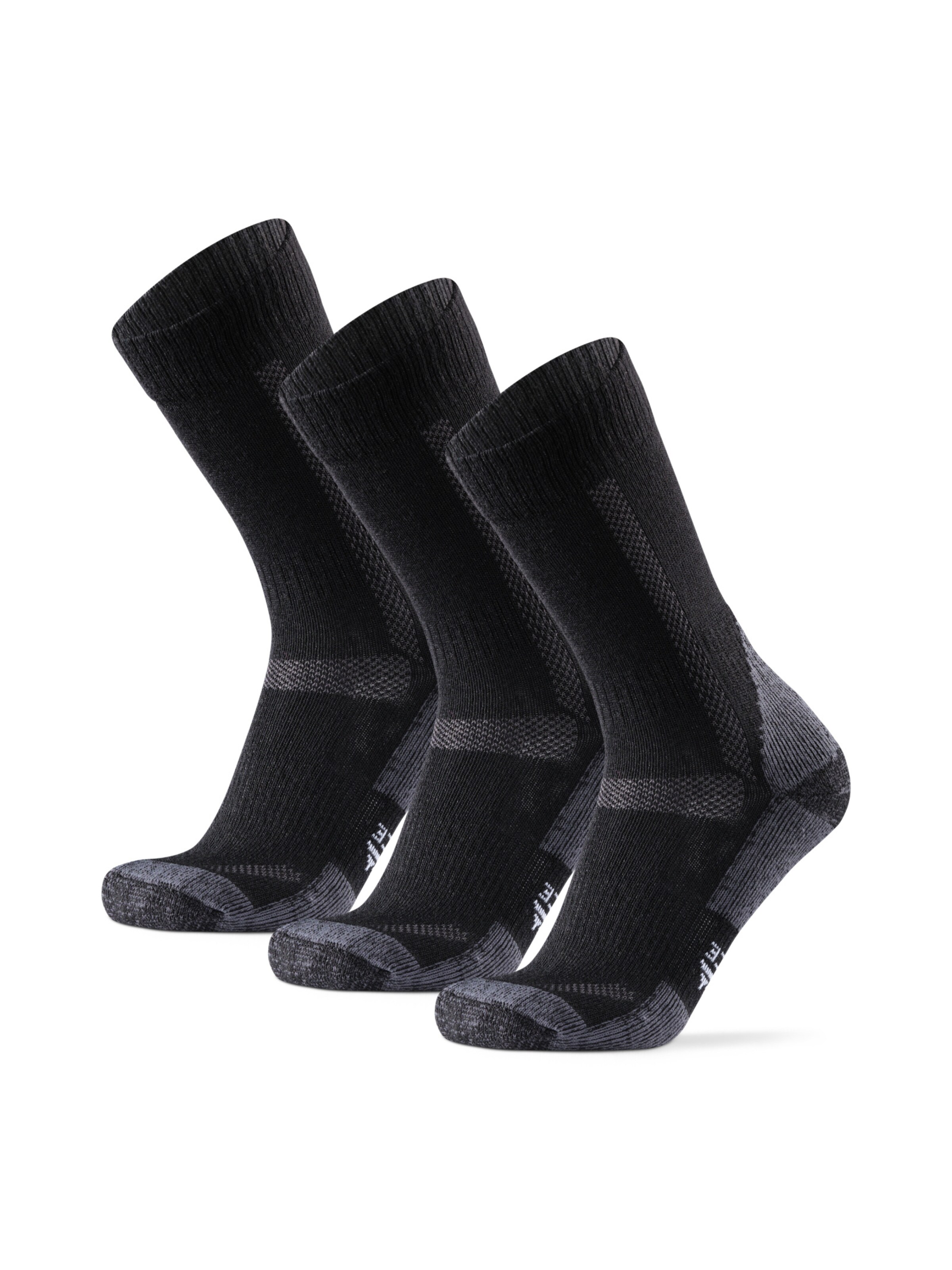 DANISH ENDURANCE Wandersocken 'Hiking Classic' in Schwarz: Vorderseite