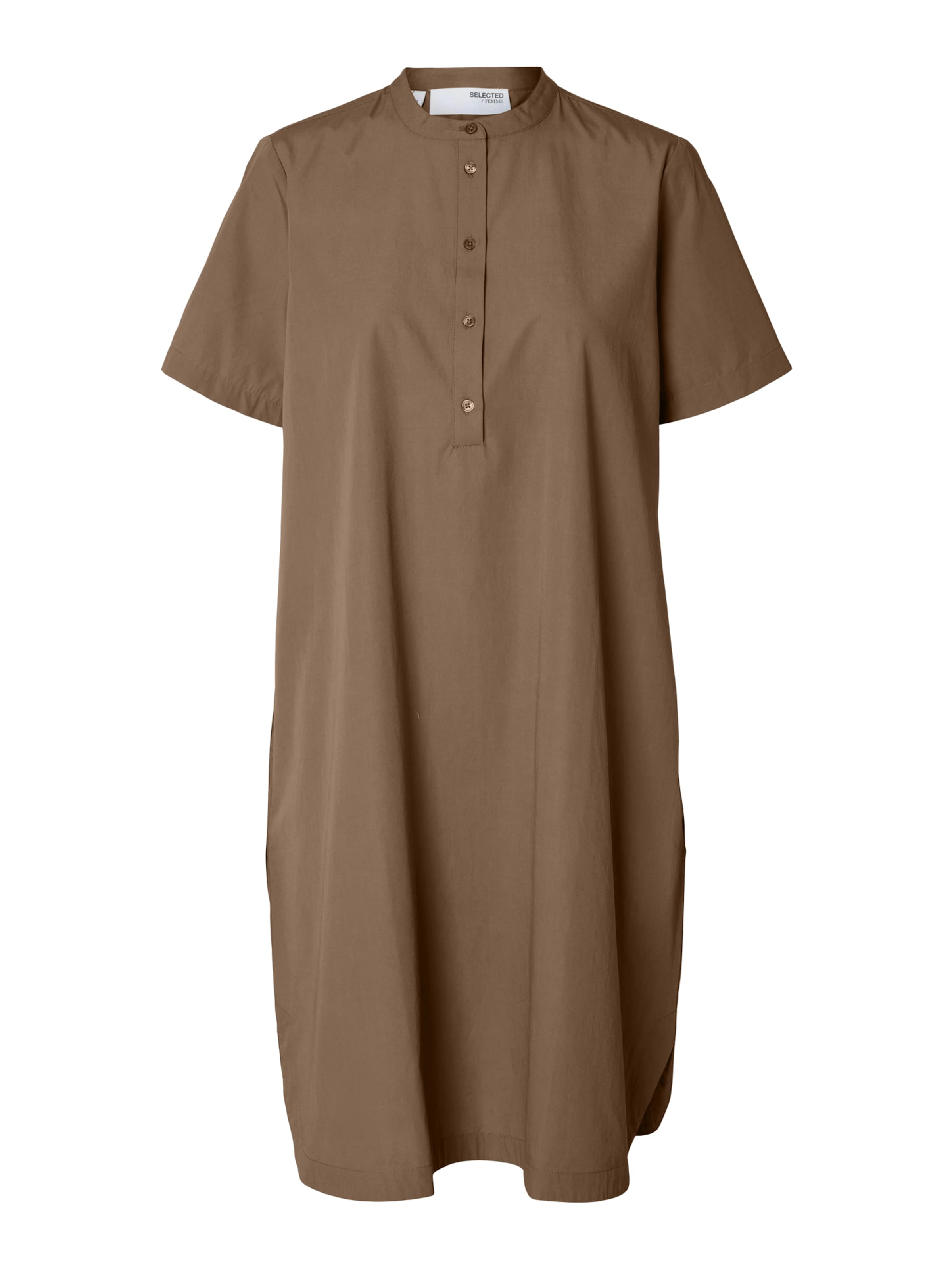 SELECTED Платье 'SLFBLAIR' в Коричневый: спереди