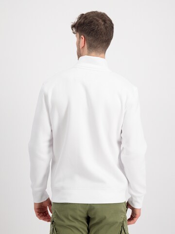 ALPHA INDUSTRIES Sweatshirt in White