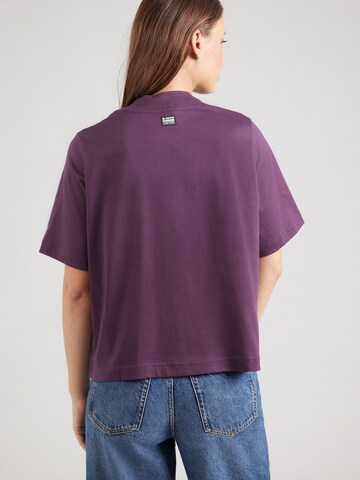 G-STAR T-Shirt in Lila: Rückseite