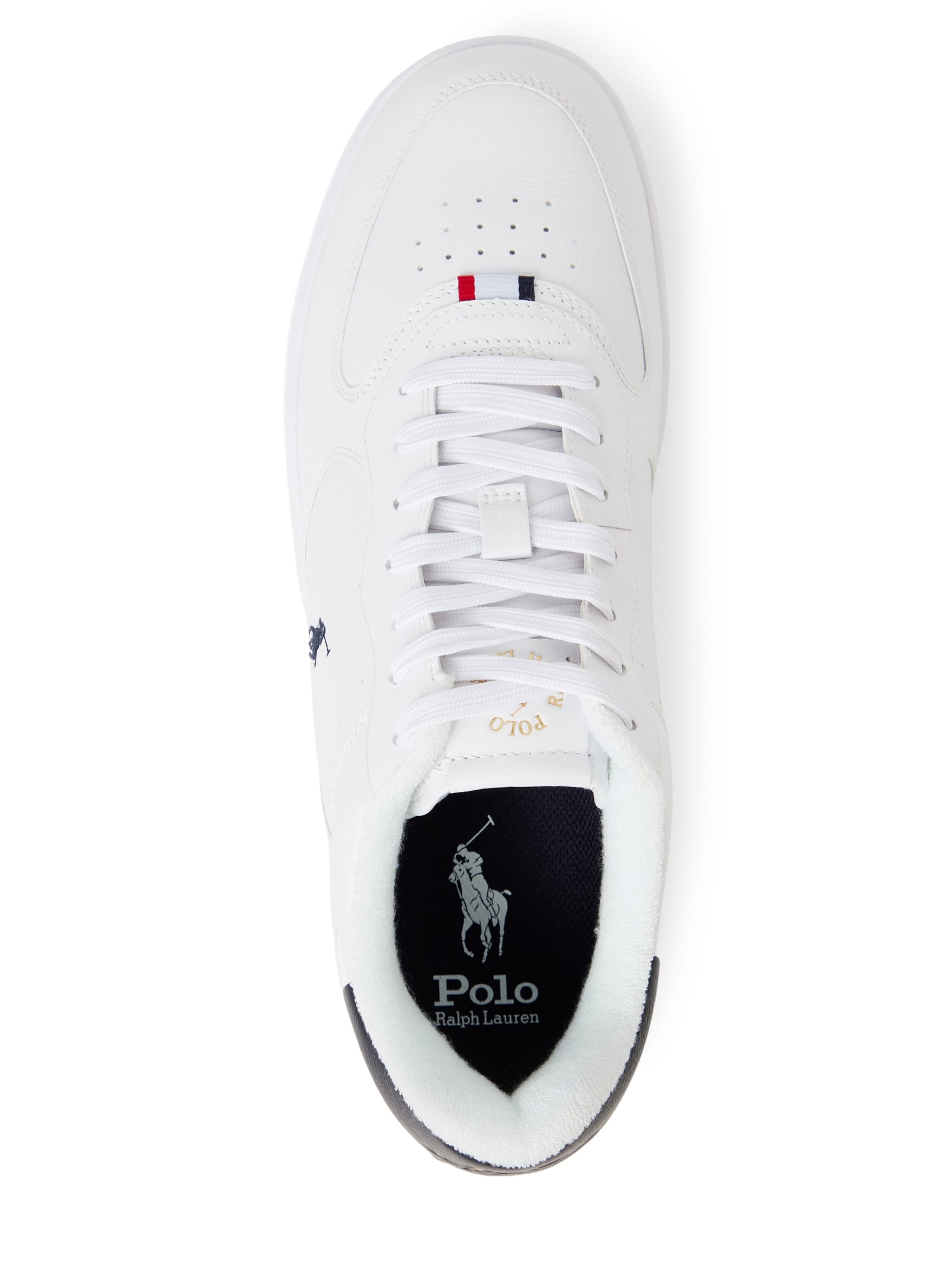 Baskets basses ' Masters Court ' Polo Ralph Lauren en blanc