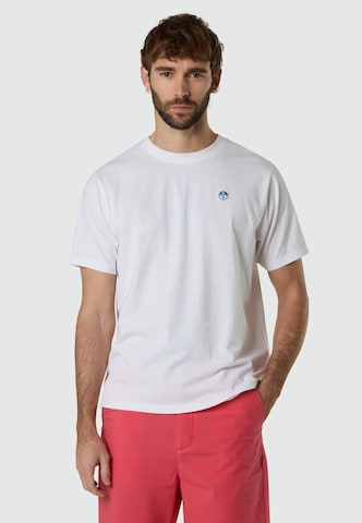 T-Shirt North Sails en blanc : devant