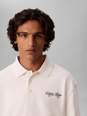 Sweat-shirt Calvin Klein Jeans en beige