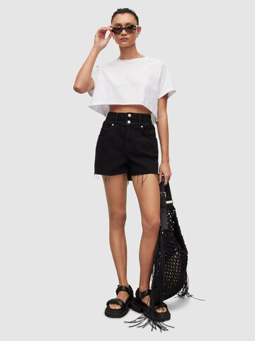 AllSaints Regular Shorts 'HAILEY' in Schwarz: predná strana