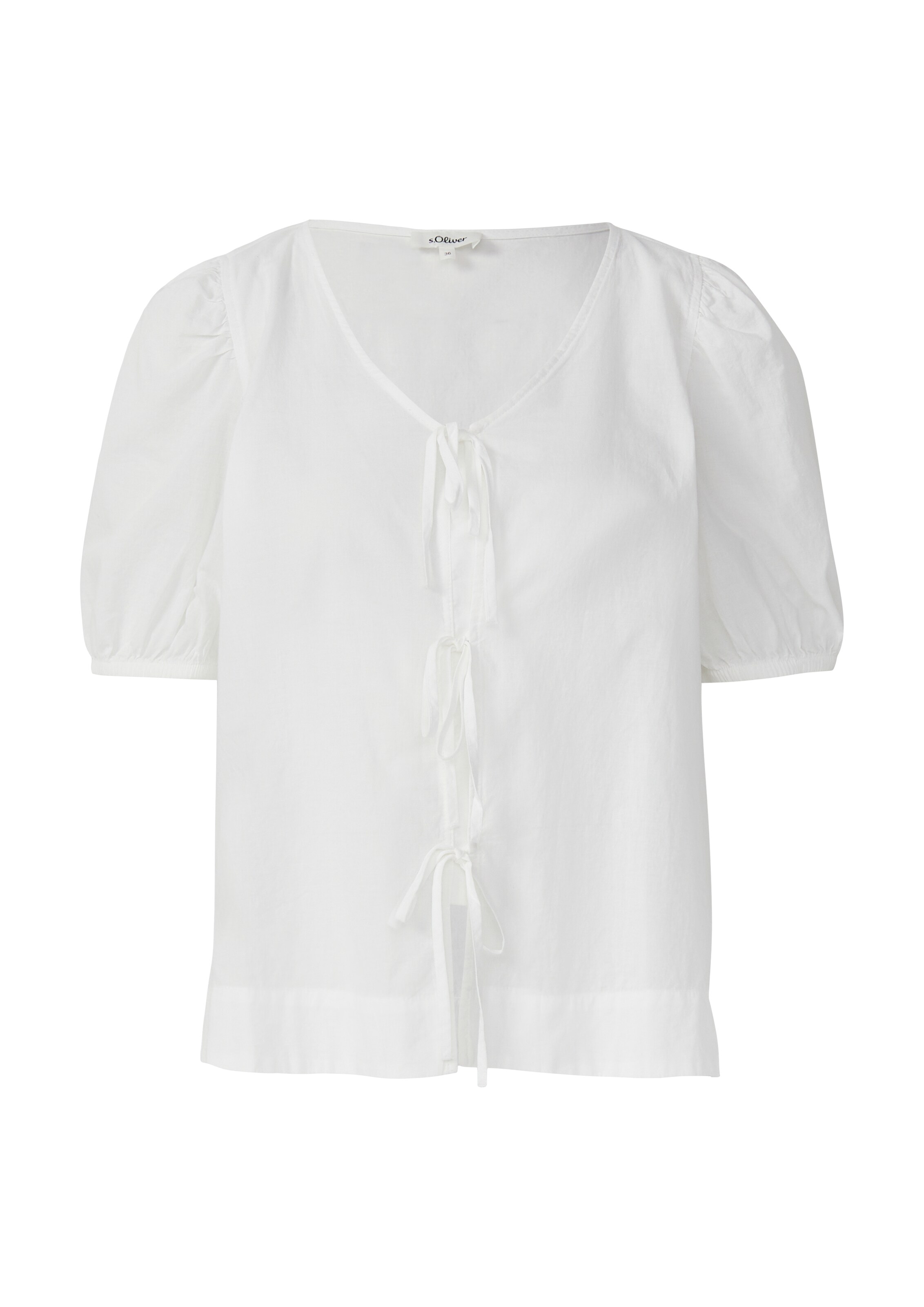 s.Oliver Bluse in Weiß: Vorderseite