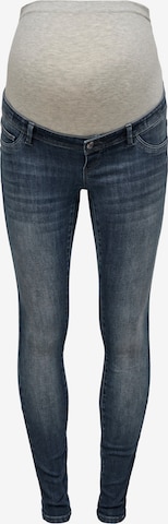 Only Maternity Skinny Jeans 'Mauw' in Blue